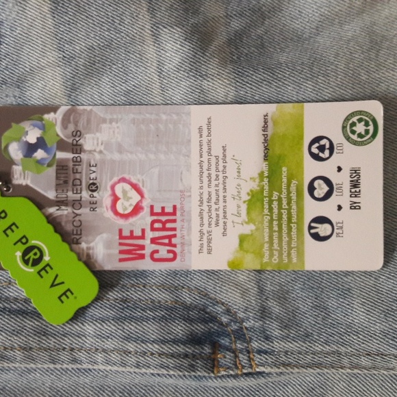 NWT "REWASH" Super High Rise Distressed Vintage Revival Skater Short Size 5/27 - Picture 4 of 8